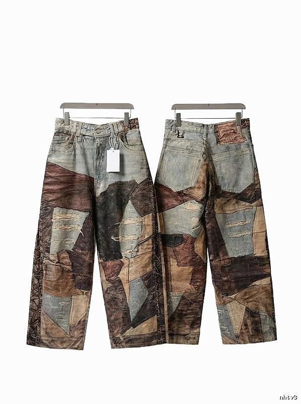 Acne Studios Color - Block Retro Jeans