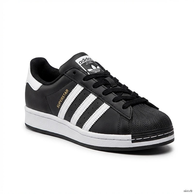 Adidas Superstar black and white classic sneakers