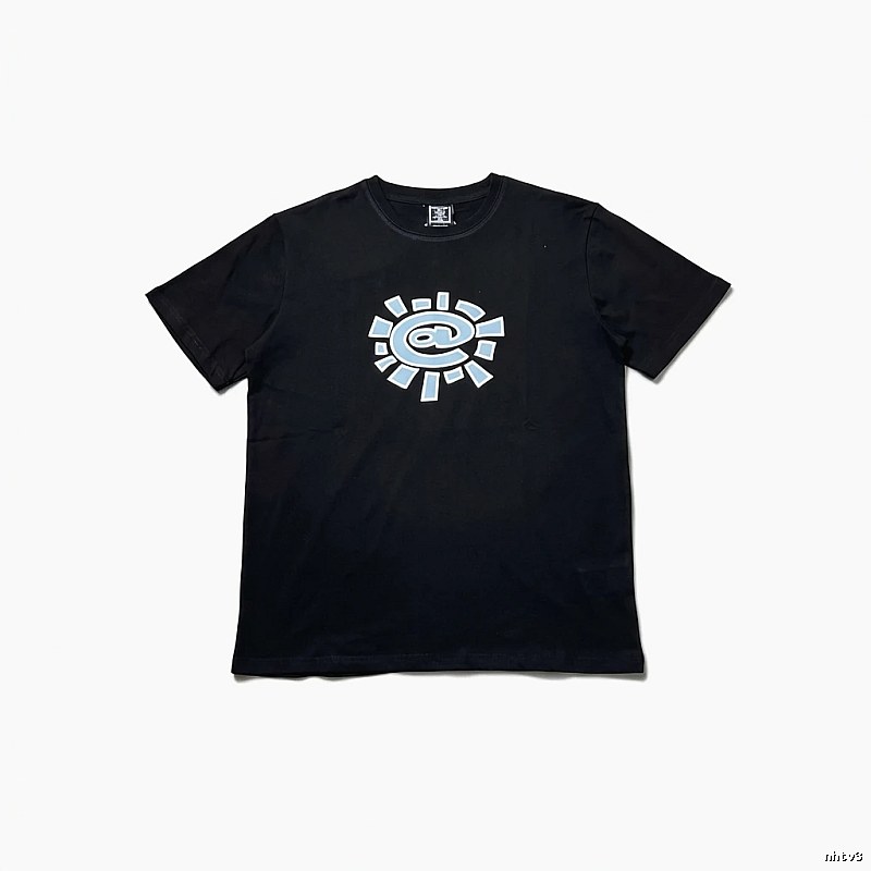 ADWYSD Sun Pattern Black T-shirt