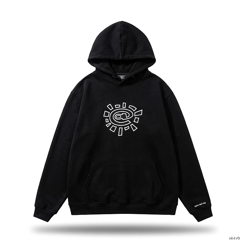 ADWYSD Sunflower Trendy Cool Black Hoodie