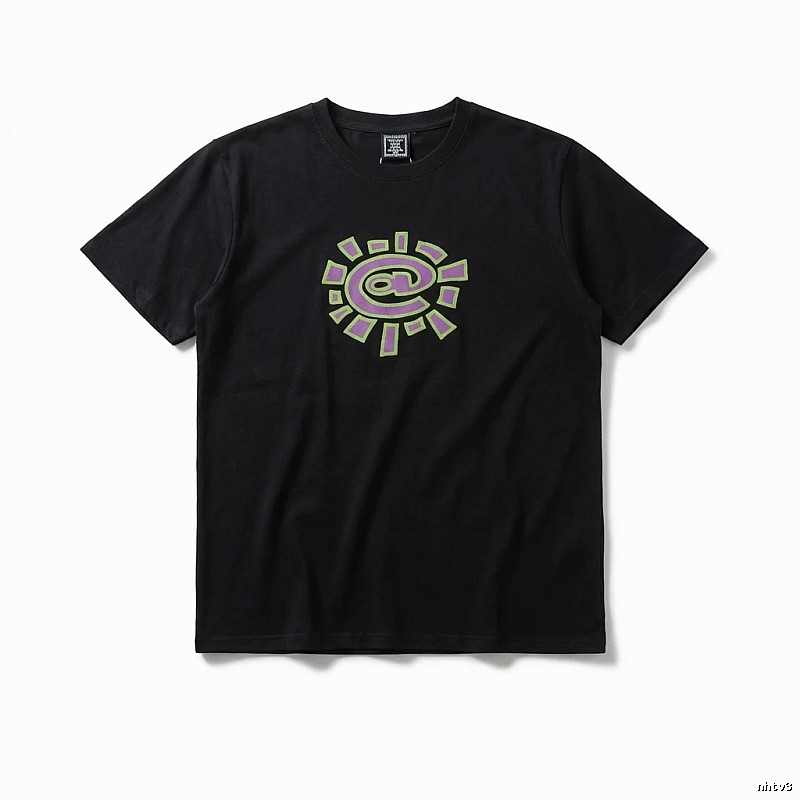 ADWYSD Trendy Brand Printed Black T-shirt