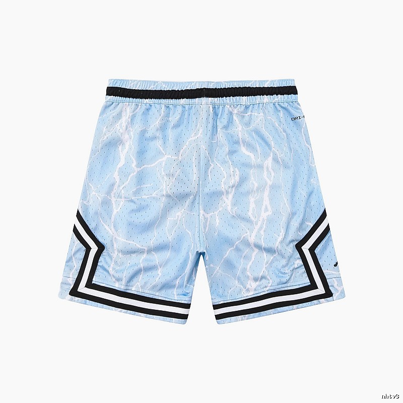 AJ Lightning Pattern Athletic Shorts