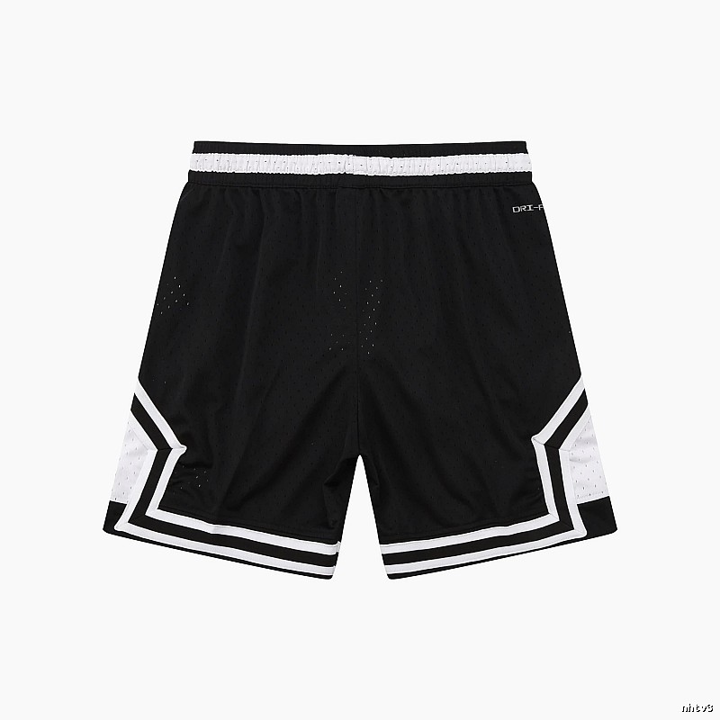 AJ Sporty Black and White Shorts