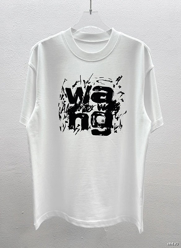 Alexander Wang Graffiti Street Style White T-Shirt