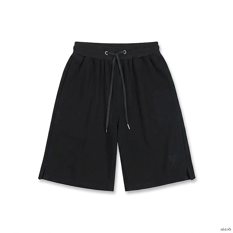 AMI casual style black shorts