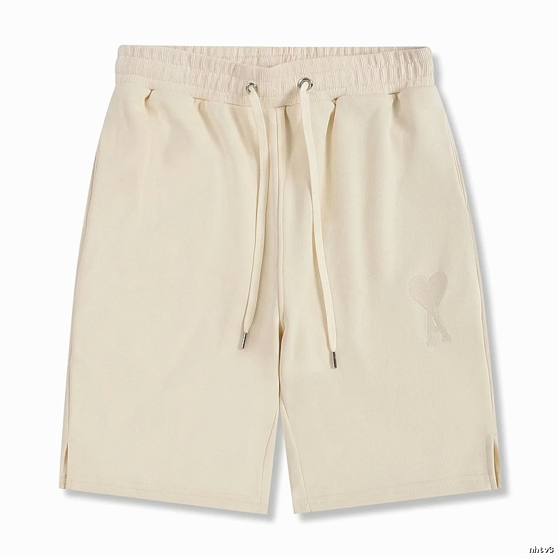 AMI casual style off-white shorts