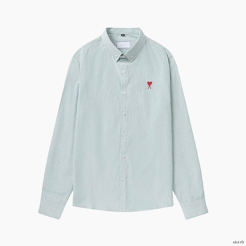 AMI Heart - Shaped Stripe Shirt