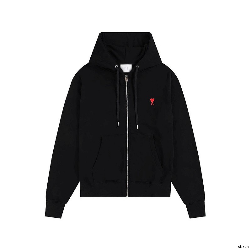 AMI Love Trend Brand Black Hoodie