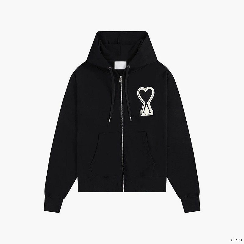 AMI Love Trendy and Cool Black Sweatshirt