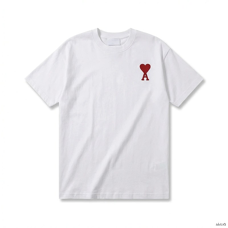 AMI minimalist style white T-shirt