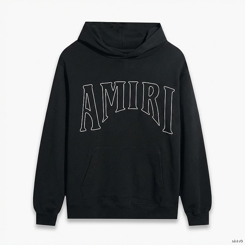 AMIRI Alphabet Style Black Sweatshirt
