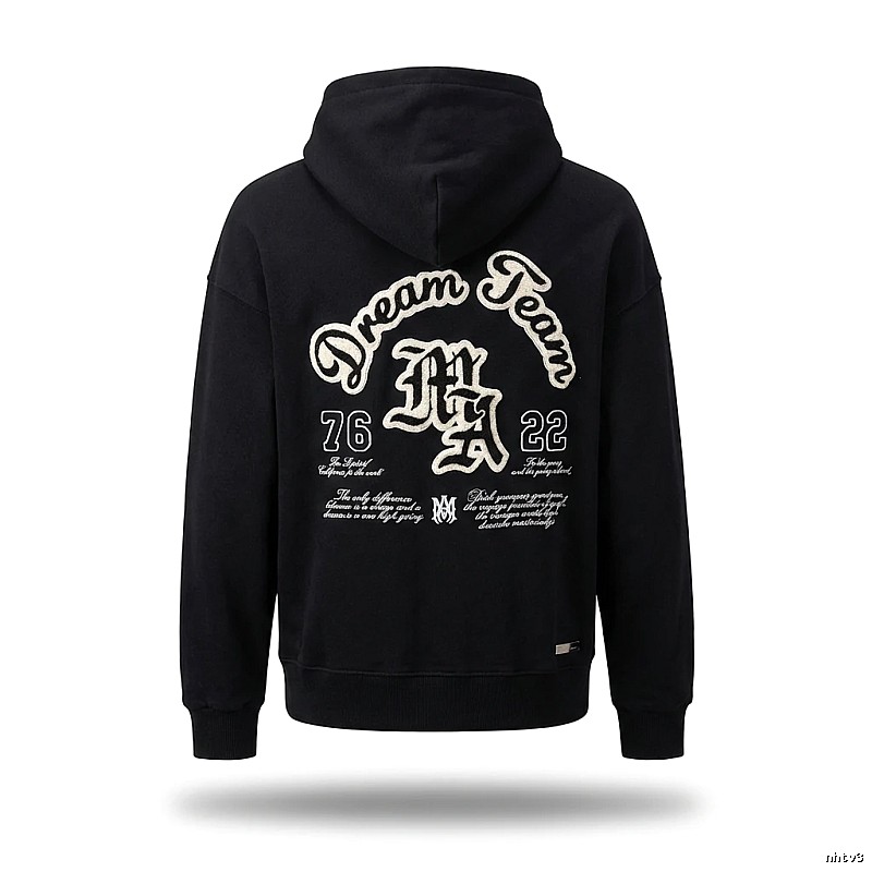 AMIRI Dream Team retro-style black sweatshirt