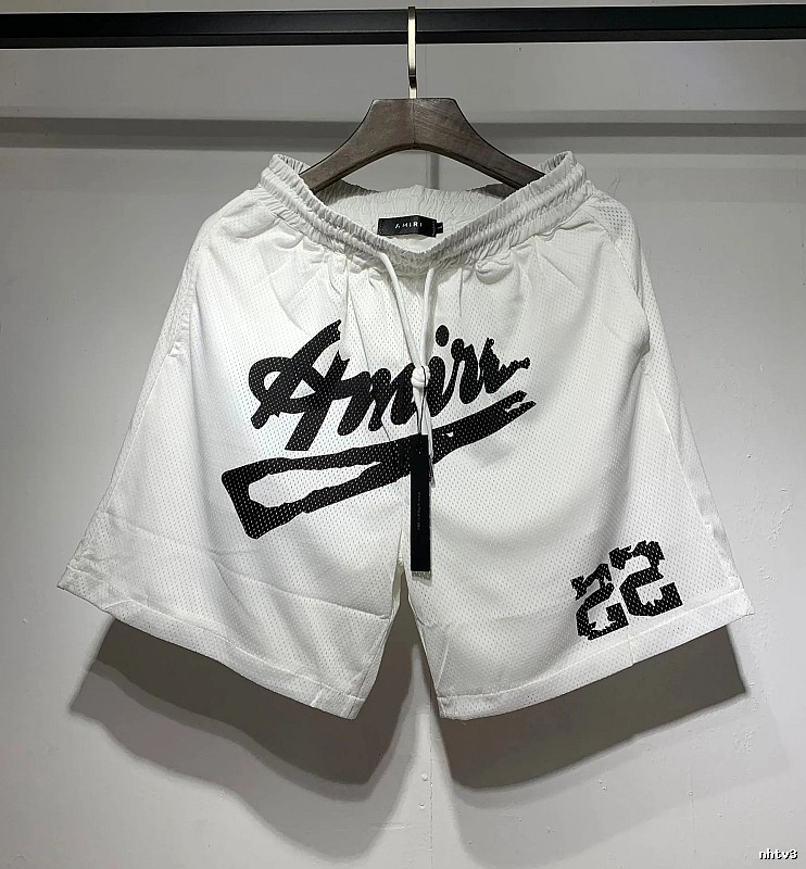 AMIRI Graffiti Street Style White Shorts