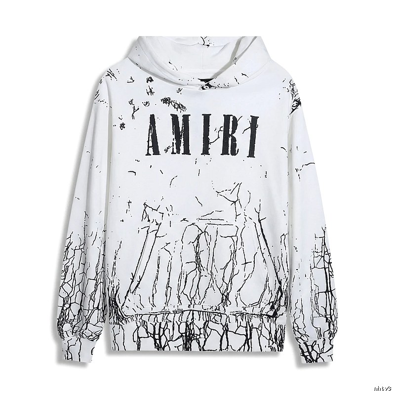 AMIRI Graffiti Style White Sweatshirt