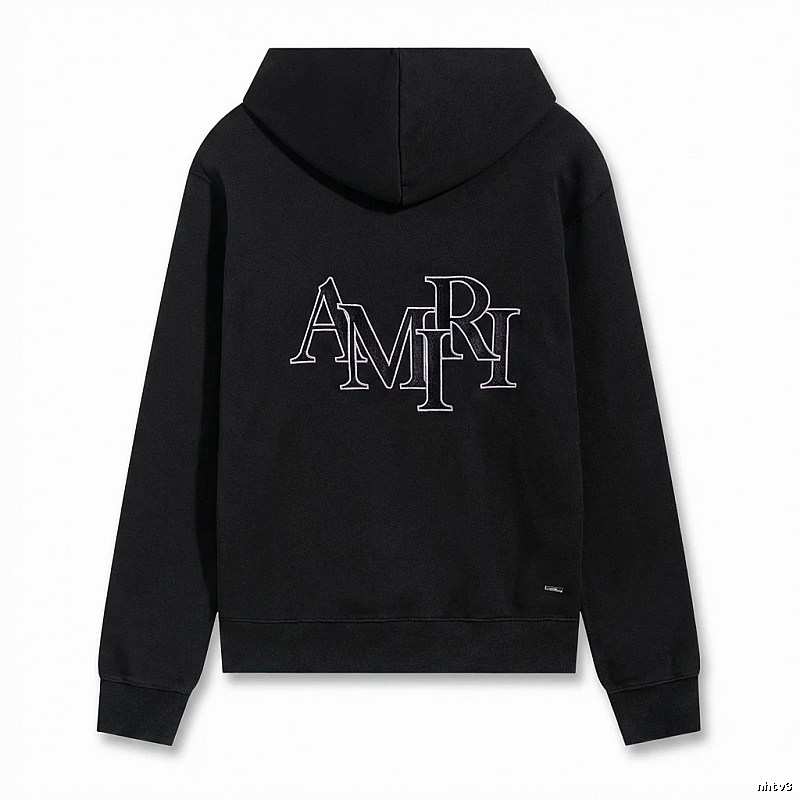 AMIRI letter-style black sweatshirt