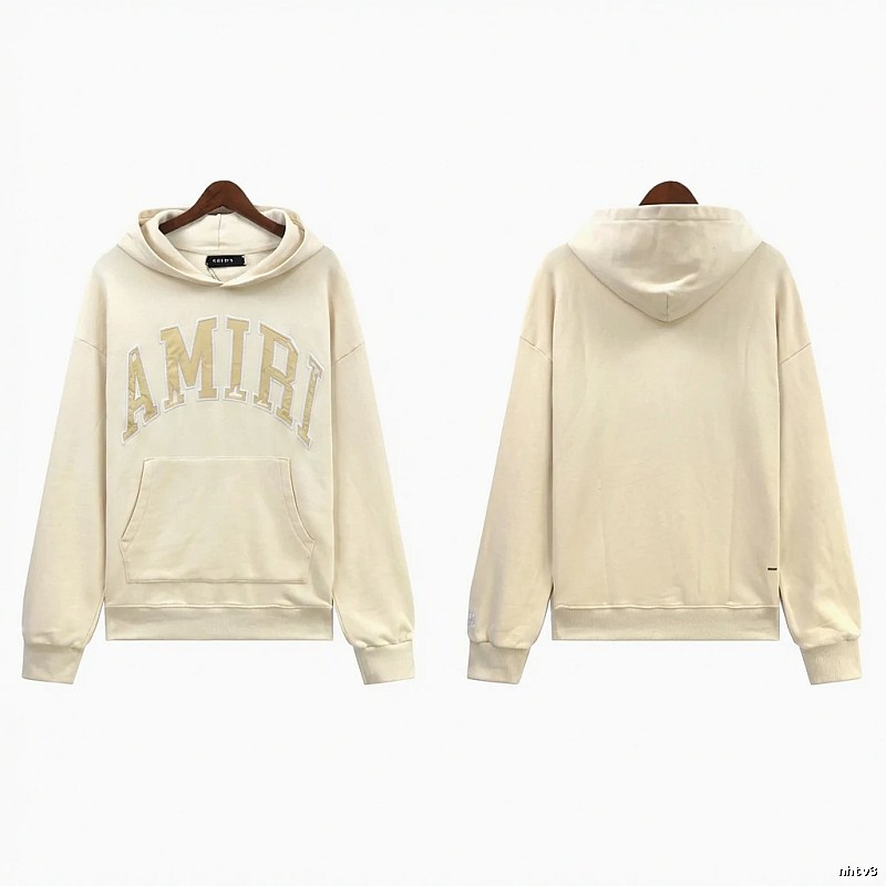 AMIRI Letter Style Off-white Hoodie
