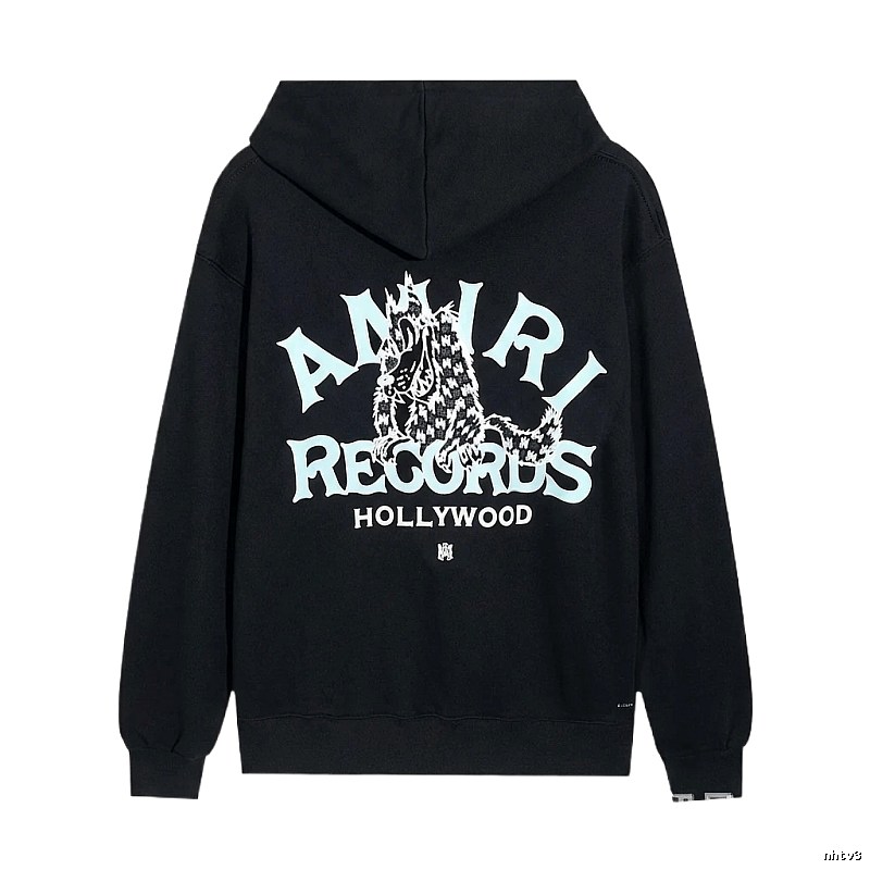 AMIRI Records Black Tide Cool Sweatshirt