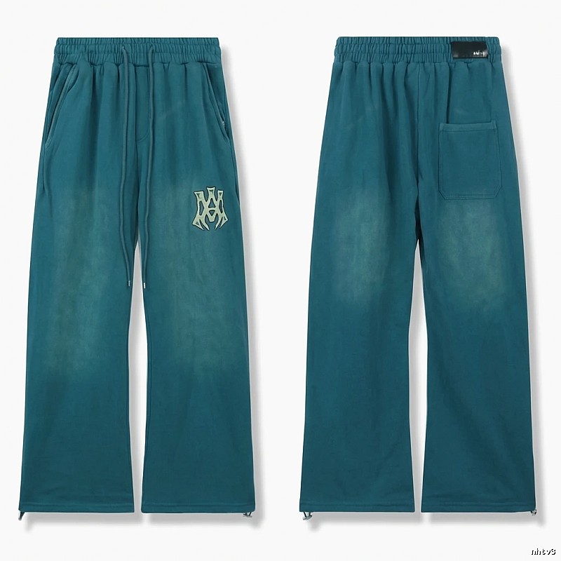 AMIRI retro-style dark green trousers