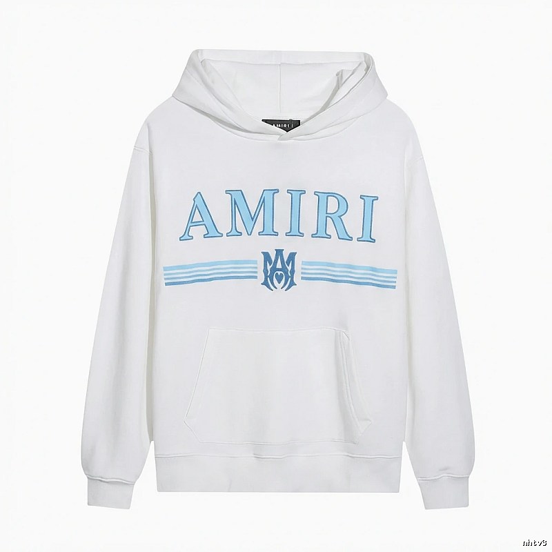 AMIRI simple style white hoodie
