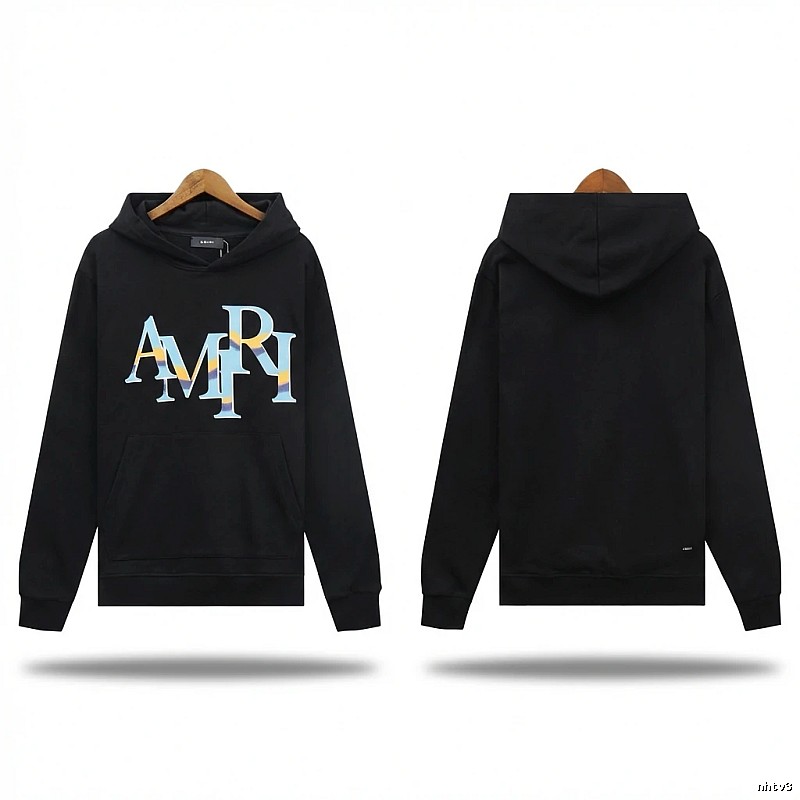 AMIRI Trendy and Cool Style Black Hoodie