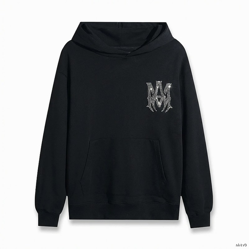 AMIRI's trendy and cool black hoodie