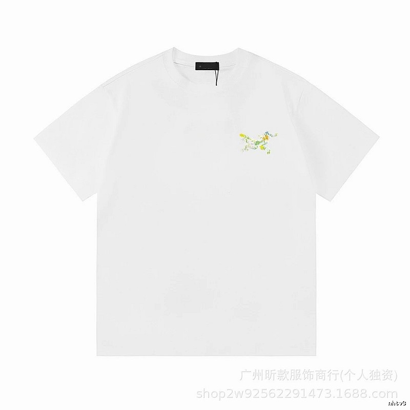 Arc'teryx Floral Print Outdoor Style White T-Shirt