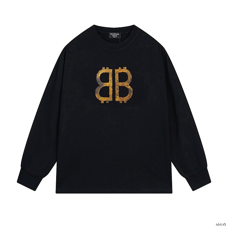 Balenciaga BB Print Black Sweatshirt