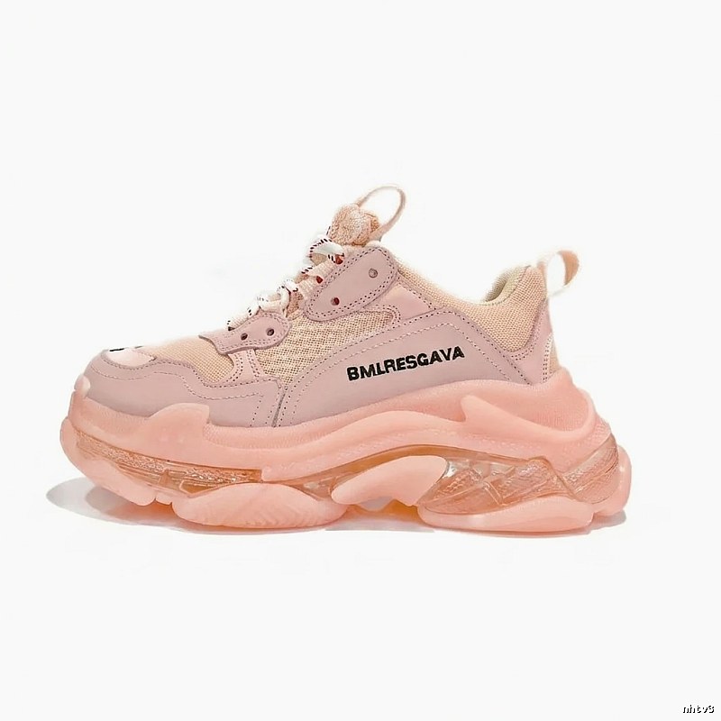 Balenciaga dad-style pink shoes