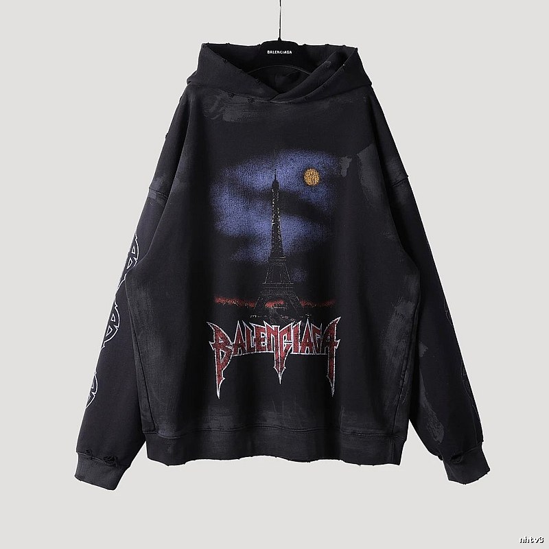 Balenciaga dark style sweatshirt