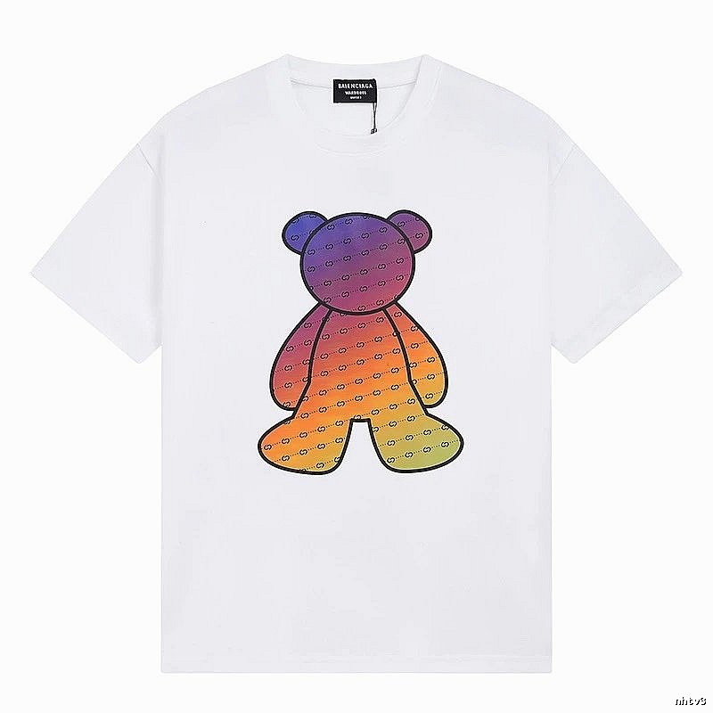 Balenciaga Gradient Bear White T-shirt
