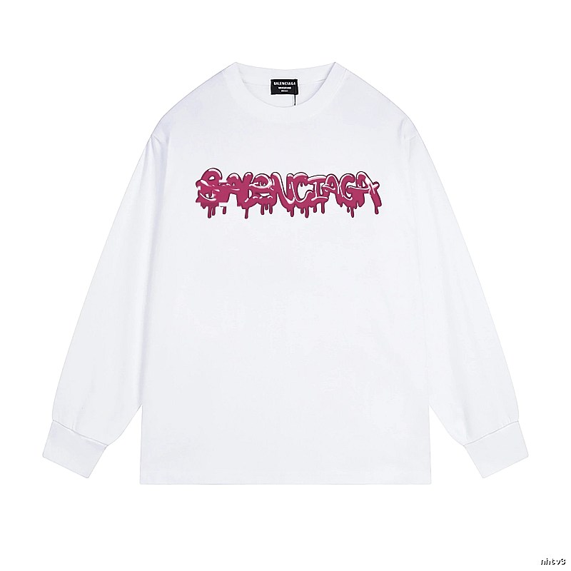 Balenciaga graffiti-style white T-shirt