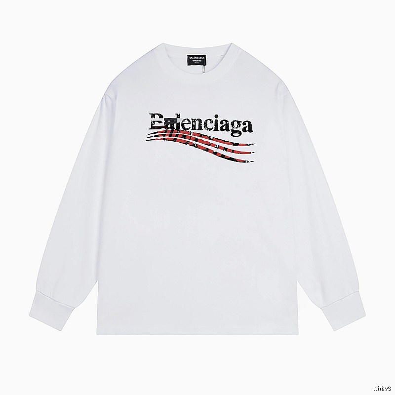 Balenciaga retro-style white T-shirt
