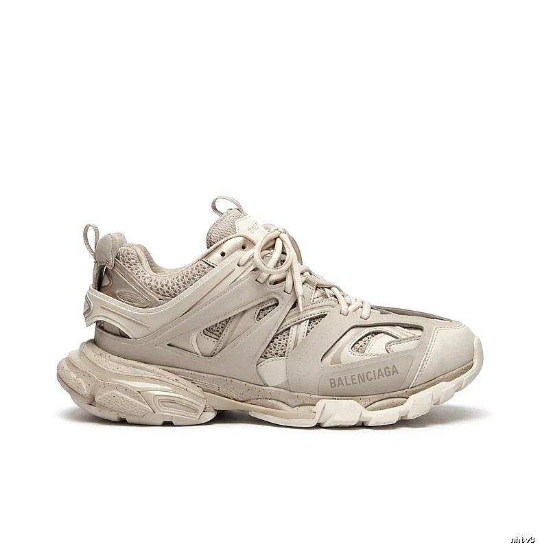 Balenciaga's dad-style beige shoes