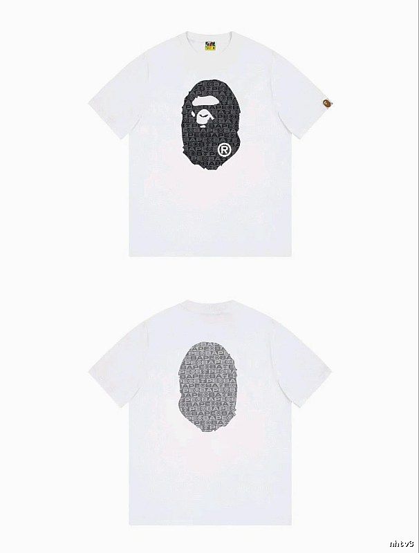 Bape Ape Head Simple White T-shirt