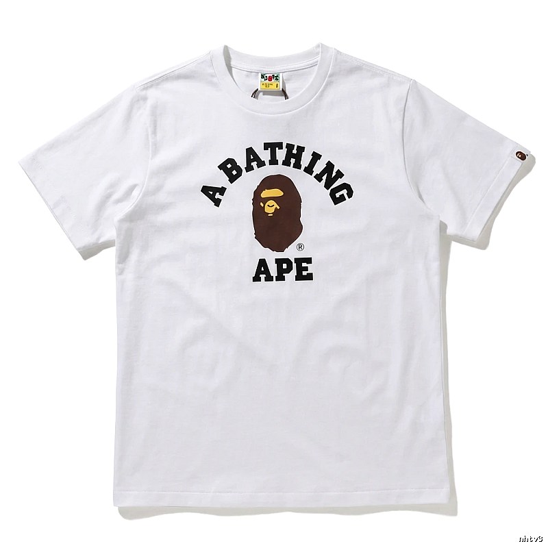 Bape Ape Head Simple White T-shirt