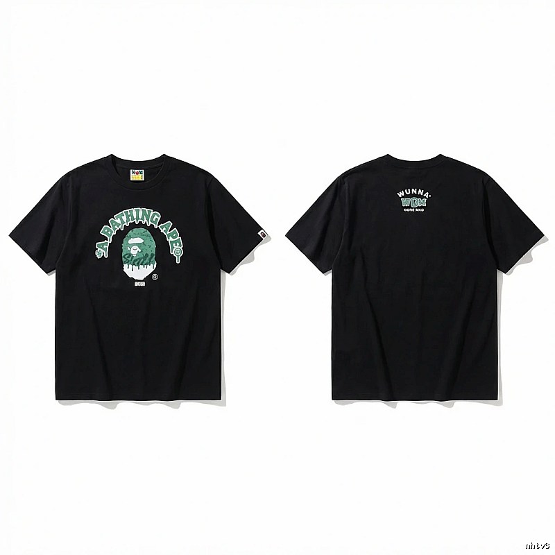 Bape Ape Head Trendy Black T-shirt