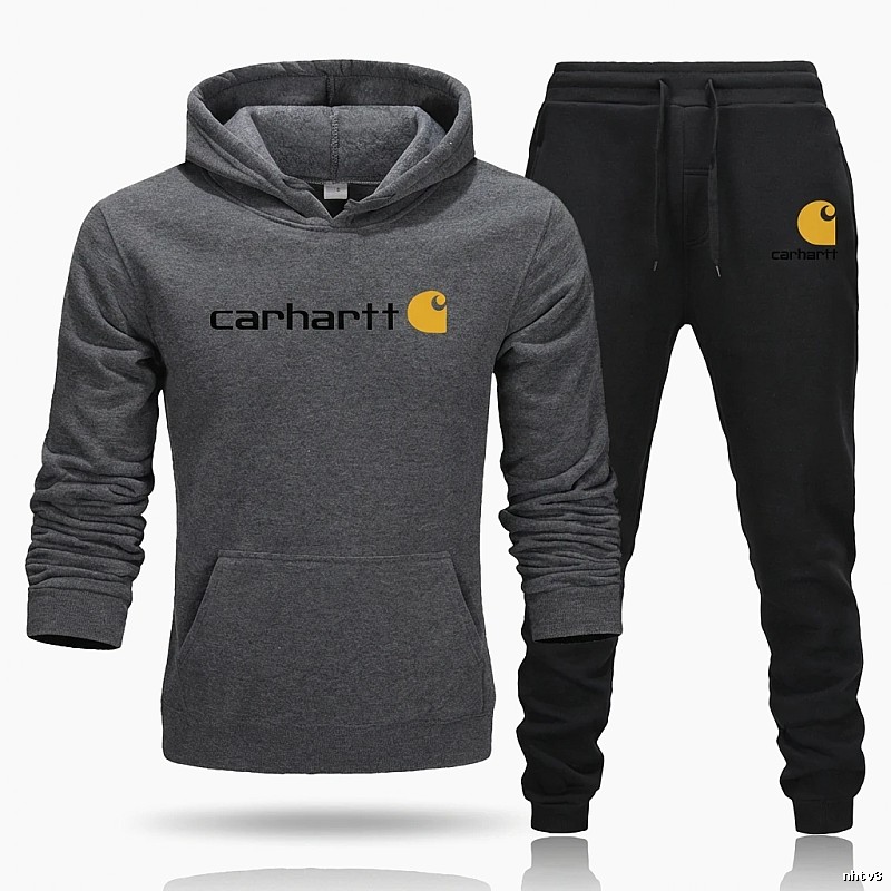 Carhartt Casual Gray-Black Sportswear Set
