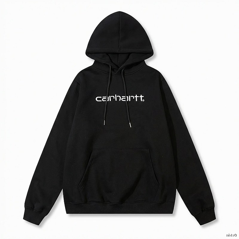 Carhartt simple-style black hoodie