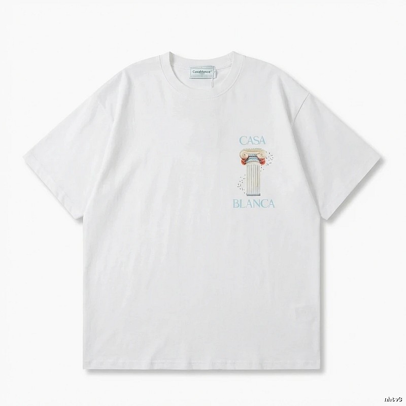 Casablanca Greek column style white T-shirt
