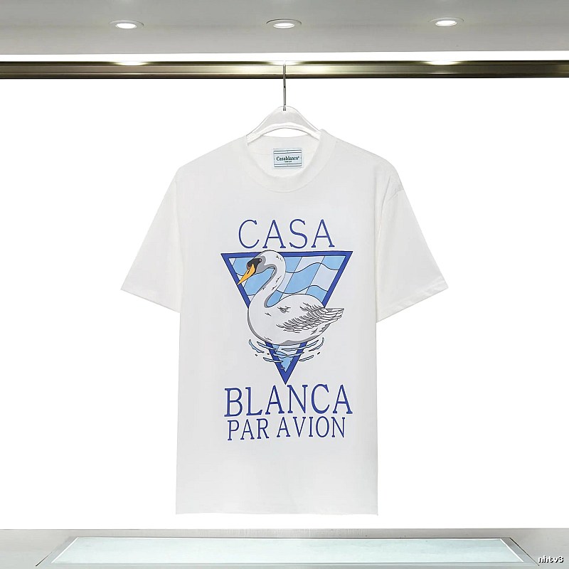 Casablanca Printed Fashionable White T-shirt