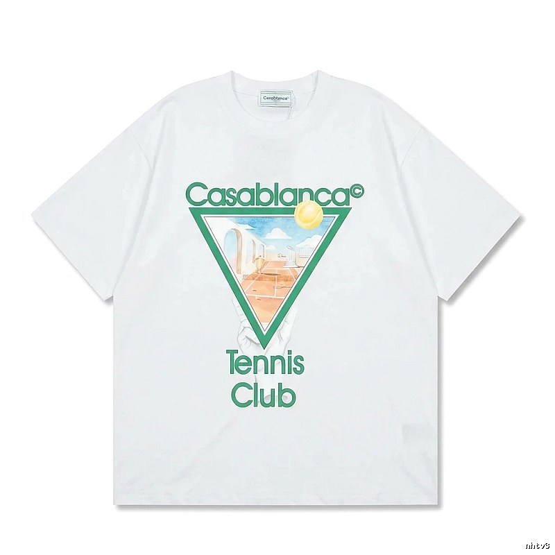 Casablanca Tennis Style White T-shirt