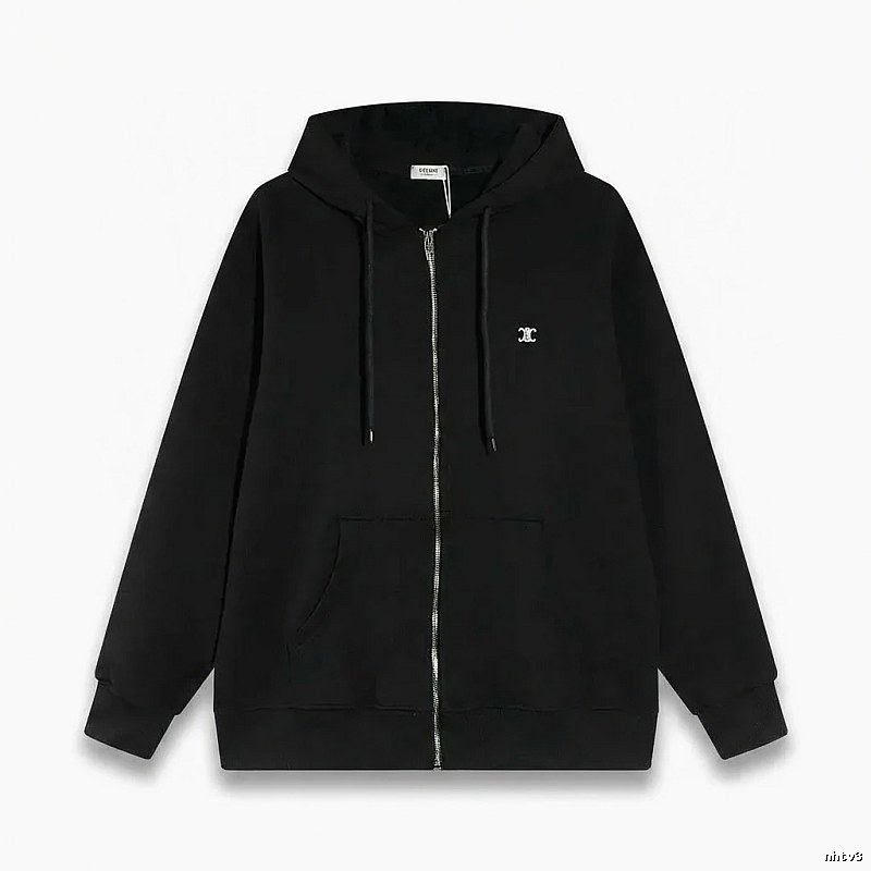 CELINE's classic black hoodie