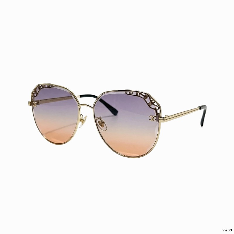Chanel metallic gradient sunglasses