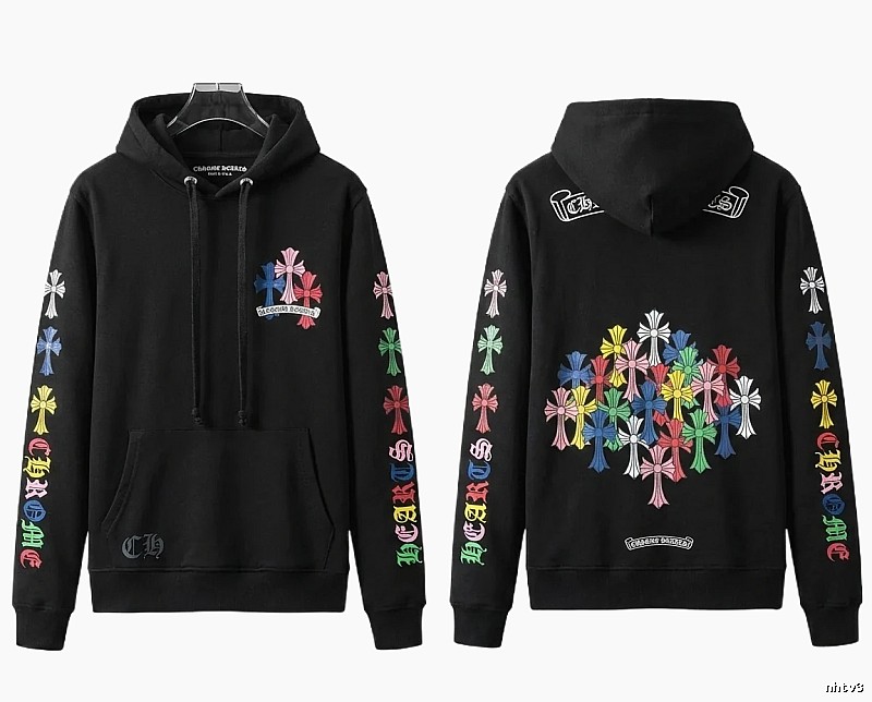 Chrome Hearts Colorful Cross Hoodie