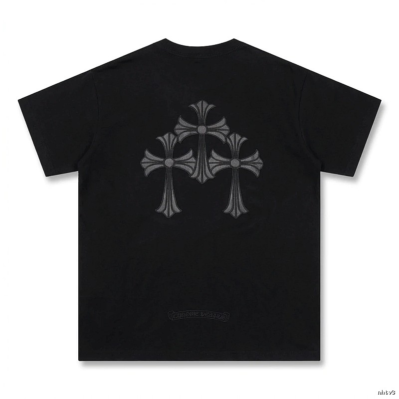 Chrome Hearts Cross Print Black T-shirt