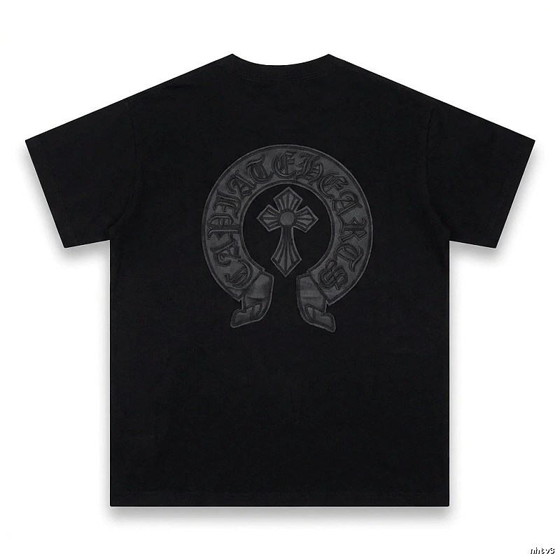 Chrome Hearts Cross Vintage Black Short-sleeve Shirt