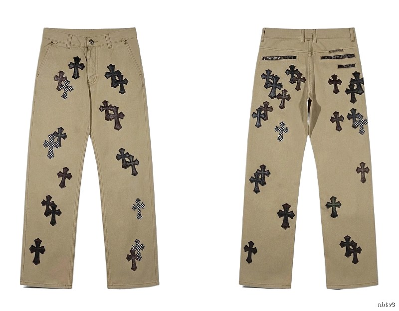 Chrome Hearts Cross Vintage Khaki Pants