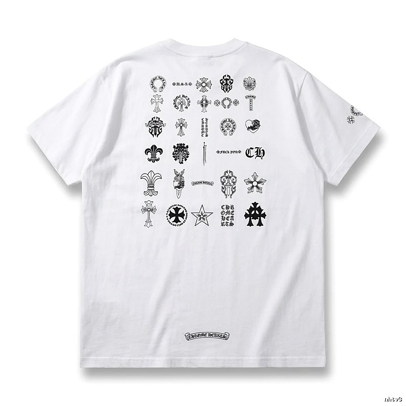 Chrome Hearts Dark Style White T-shirt