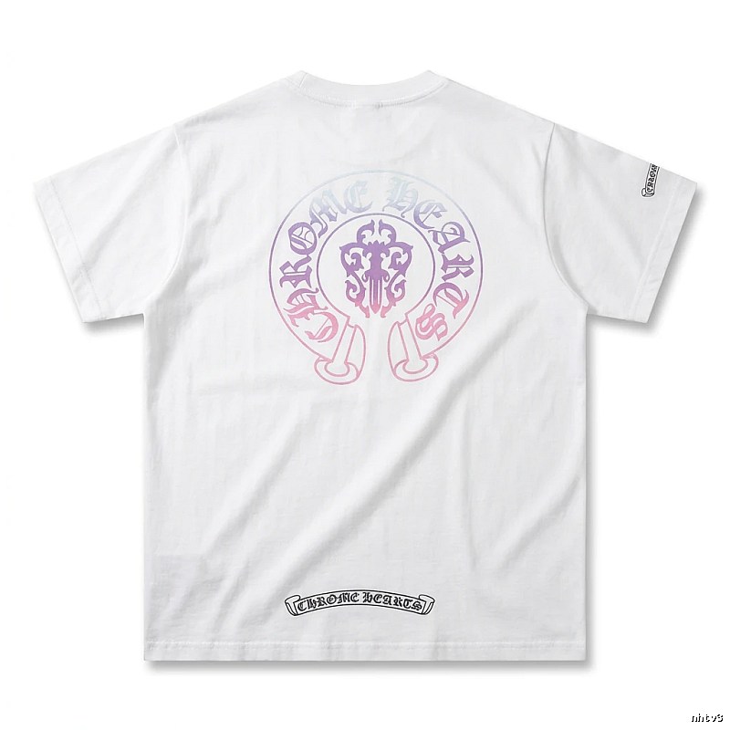 Chrome Hearts Gradient Retro White T-shirt