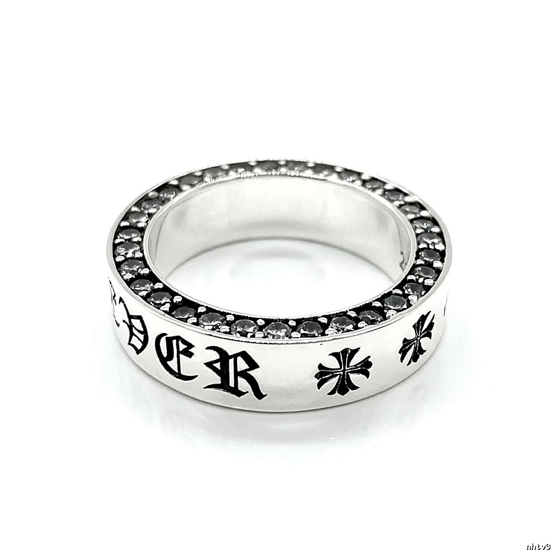 Chrome Hearts Silver Dark Style Ring